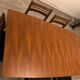 Set of 6 chairs plus table Scandinavian vintage teak 60s