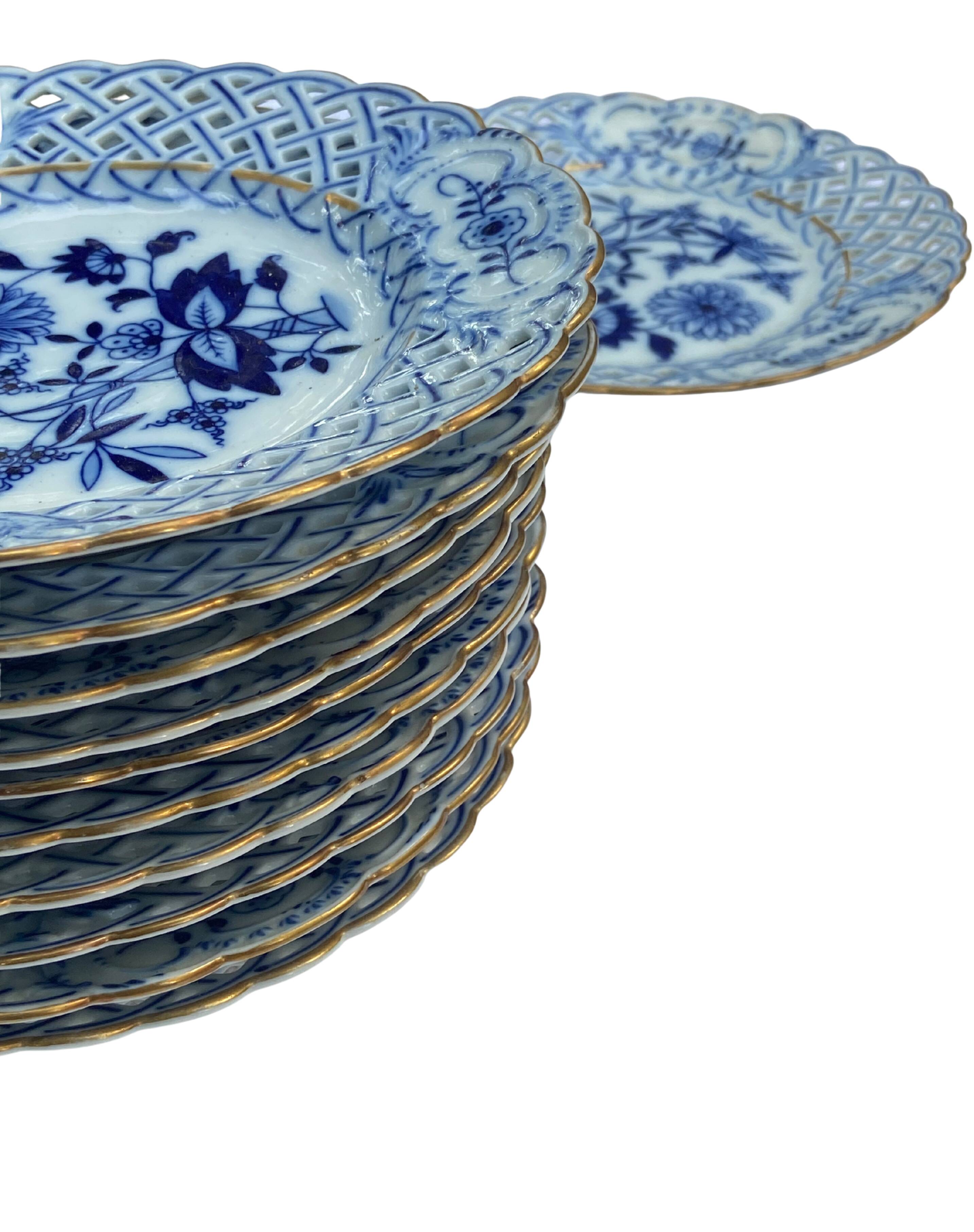 Meissen porcelain plates