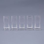 Vintage glasses by Cini Boeri for Arnolfo Di Cambio, 1970s, set of 5.