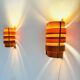 Set Of Curved Pine Veneer Wall Lamps By Hans-Agne Jakobsson For Markaryd, Sweden 1960S