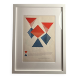 Framed poster knoll space age herbert matter