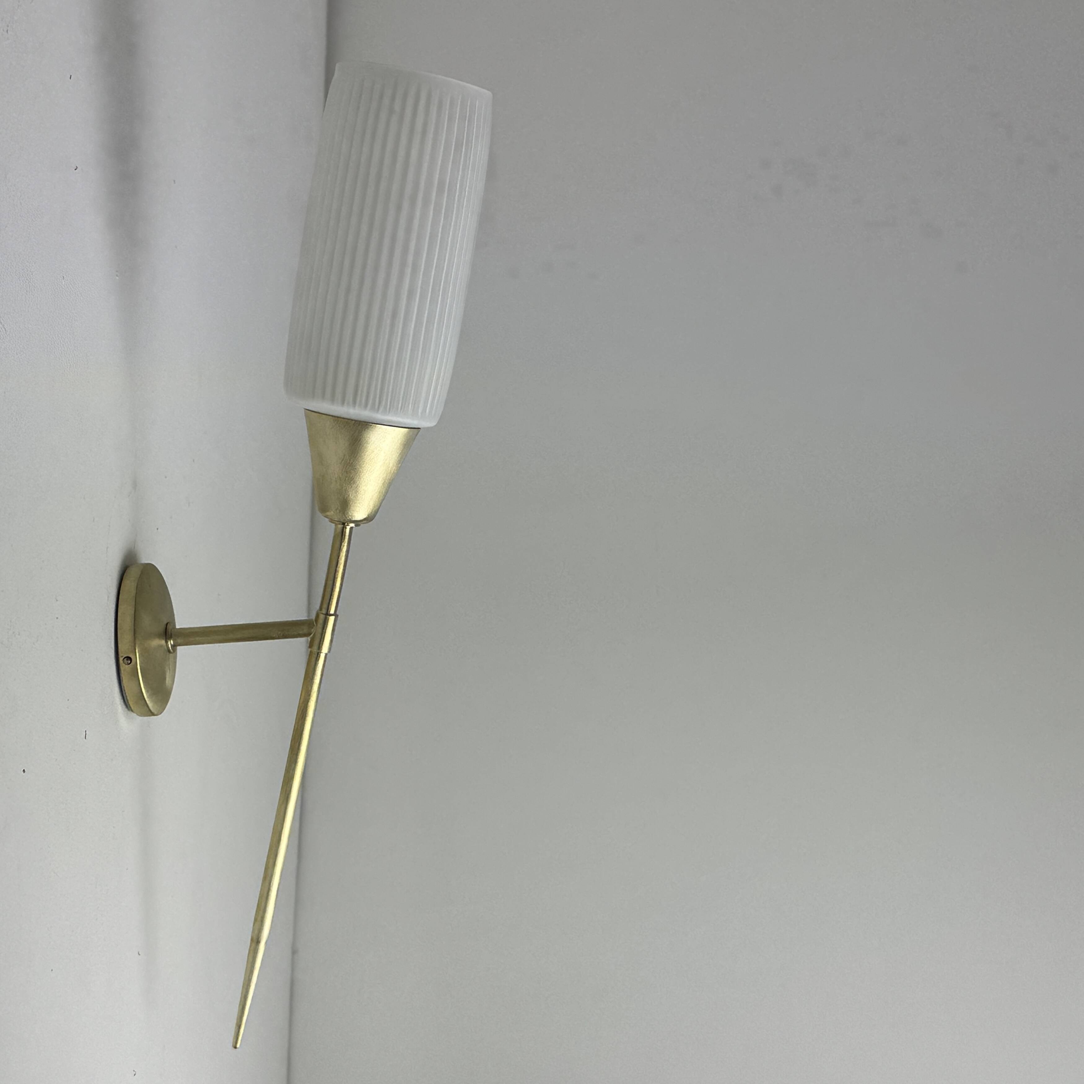PAIR OF VINTAGE "MAISON ARLUS" WALL LIGHTS