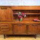 Mid-Century Retro Vintage Stonehill Stateroom Teak Highboard  1960 Danish D