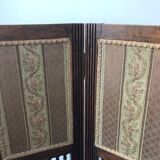 Wood and fabric screen