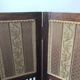 Wood and fabric screen