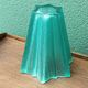 Molded pressed glass vase, 12-pointed star