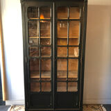 Old glass-enclosed Parisian wardrobe