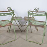 Chaises pliantes en métal plichaise Souvignet