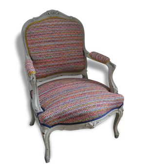 fauteuil Louis XV restauré