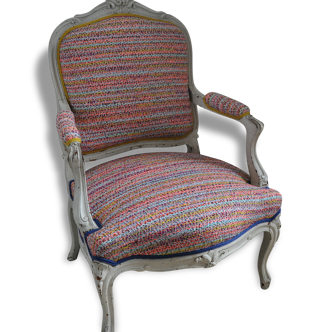 Fauteuil Louis XV restauré