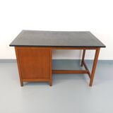 Vintage oak desk from the 1960s.