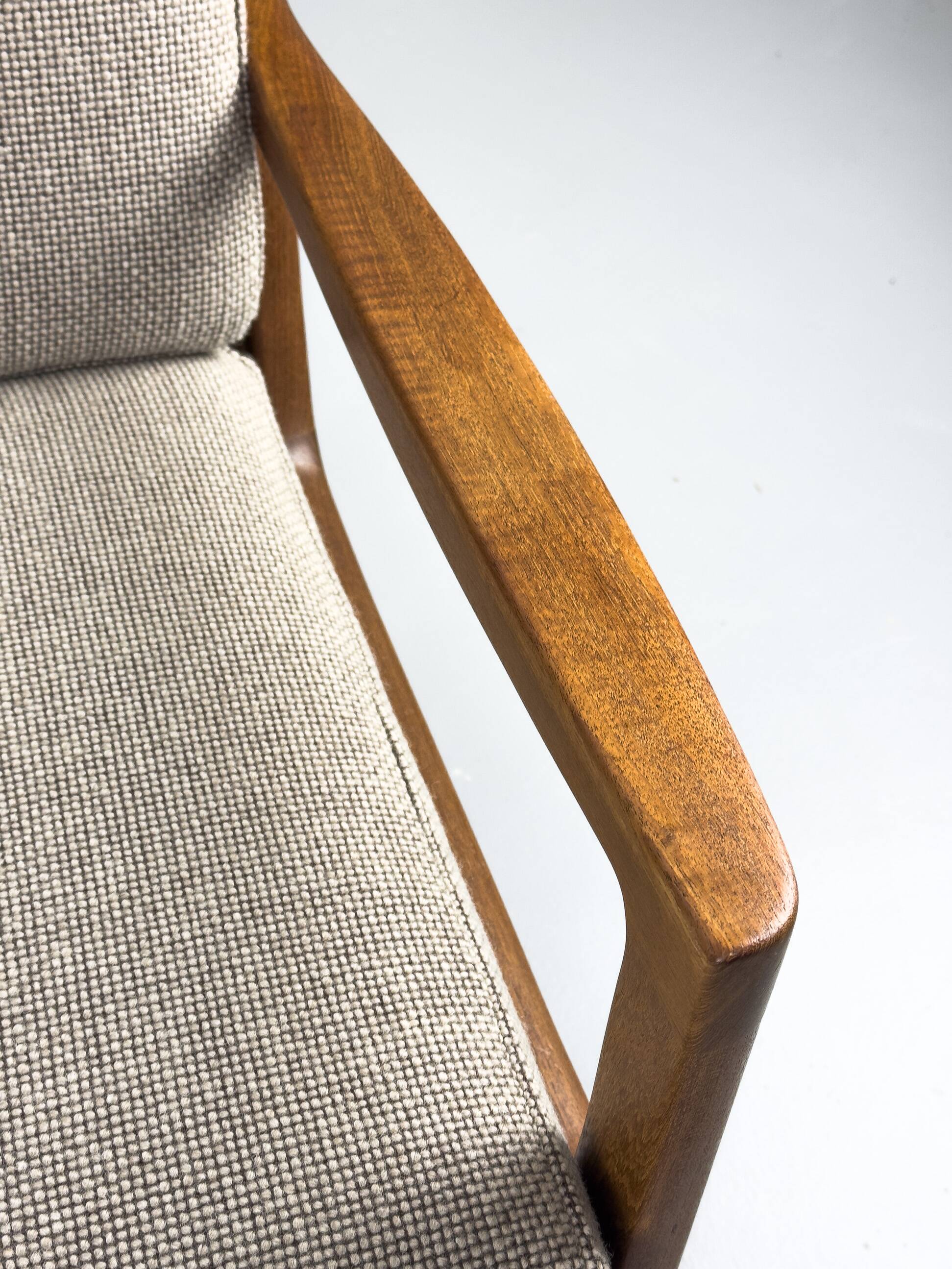 Teak 3-Seater Senator Sofa by Ole Wanscher for France & Søn, 1964