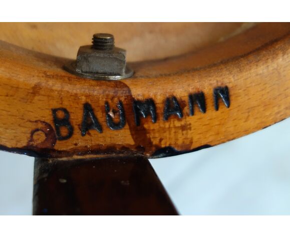 Paire de chaises Baumann n°12 années 50