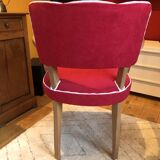 Bridge armchair with mustache