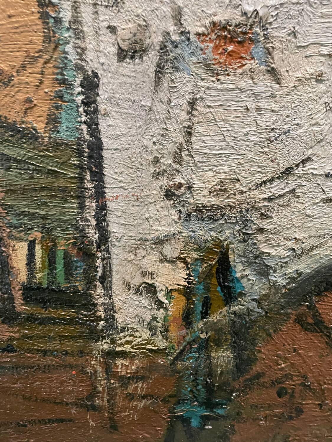 Abstract painting after the war 1967