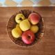 vintage wicker basket "Cottagecore" style