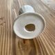 Vintage white ceramic candlestick