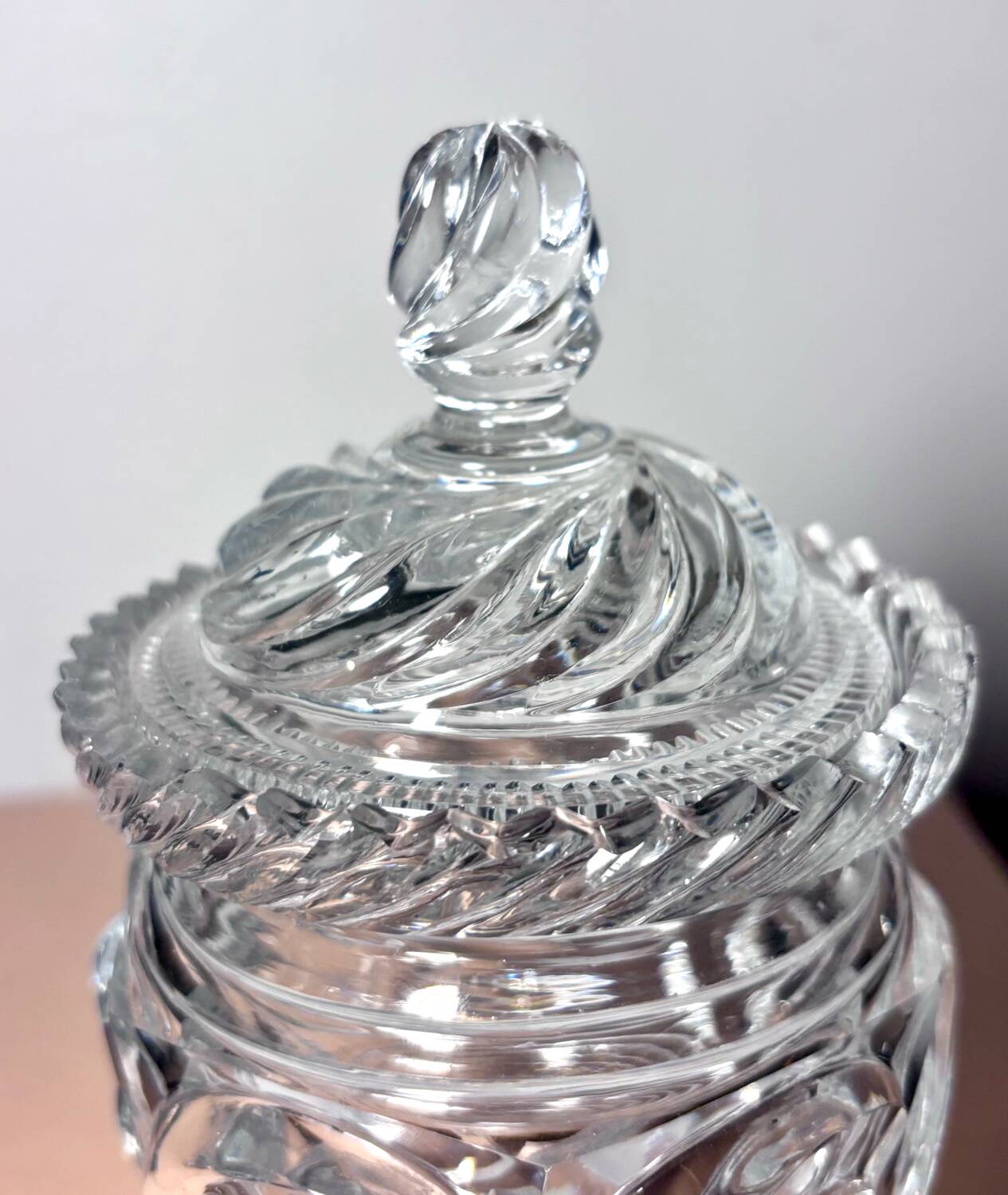 Baccarat mustard pot