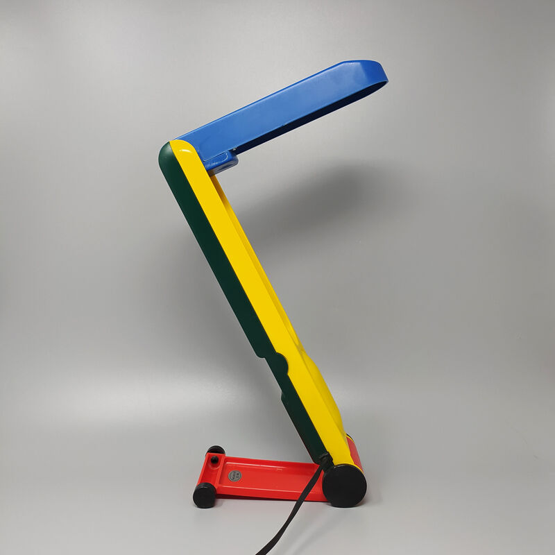 1980s Gorgeous Table Lamp by Benetton. Made in Italy