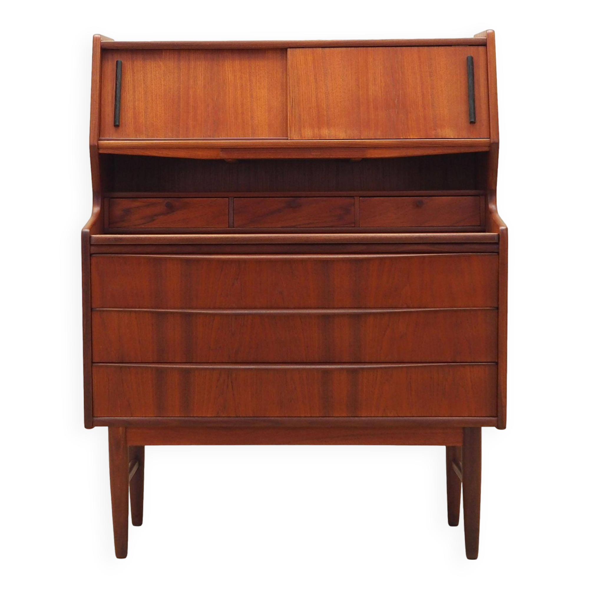 Teak secretary, Danish design, 1970s, production: Denmark