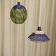 Woven ball suspension on metal structure / D 27cm