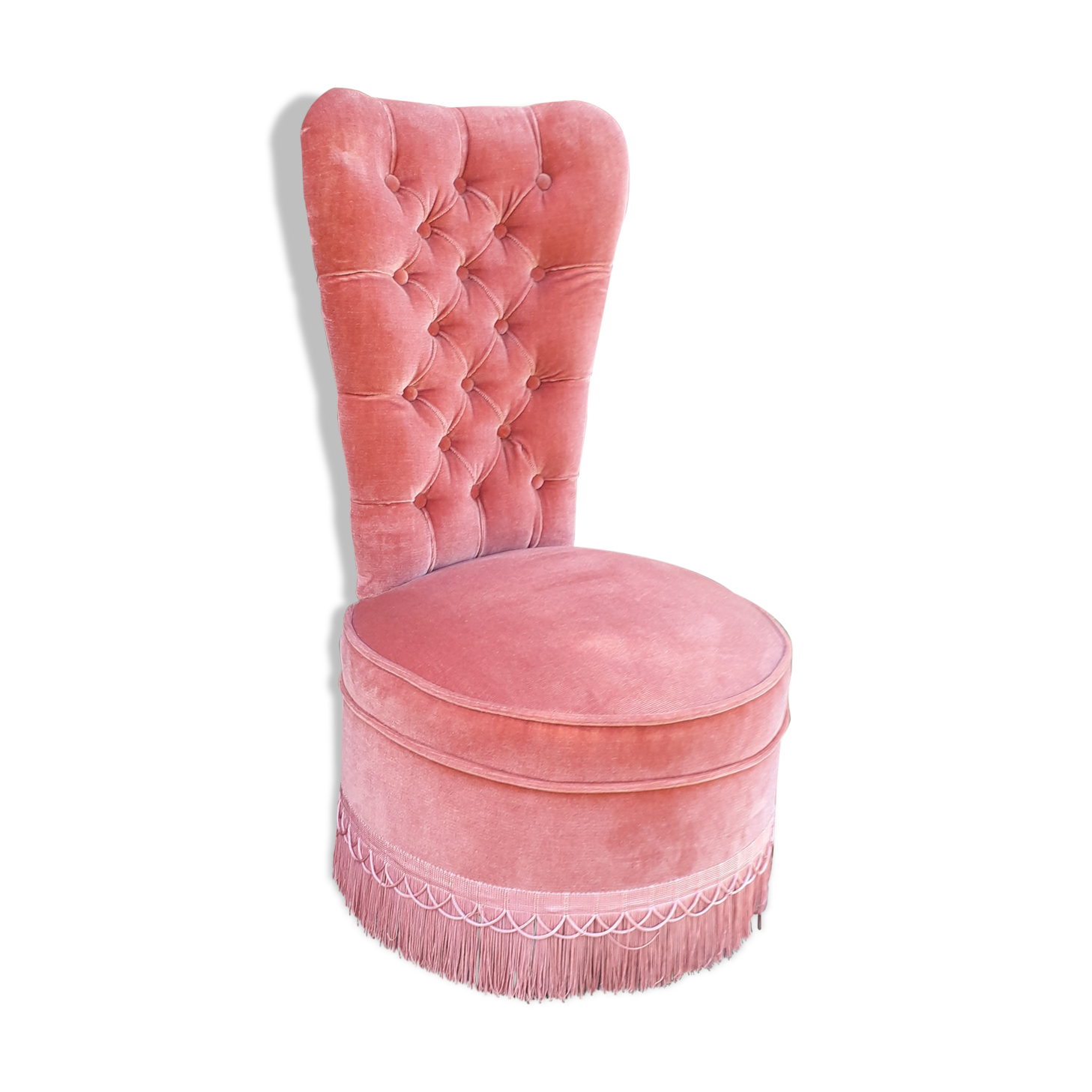 Pink veloures warmer years 70