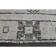 1970s Turkish Oushak Handmade Wool Cotton Beige Runner 77x245