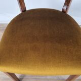 Set of two padded chamber armchairs