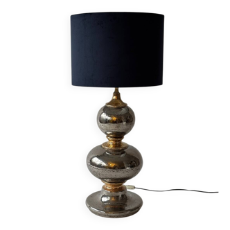 Large glazed ceramic lamp, Italy 1960