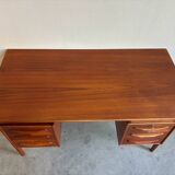 Vintage Danish freestanding desk teak