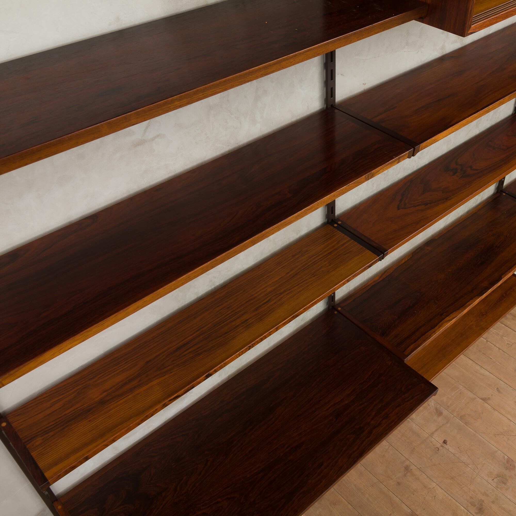 Bibliothèque en bois de rose par Kai Kristiansen pour FM Mobler