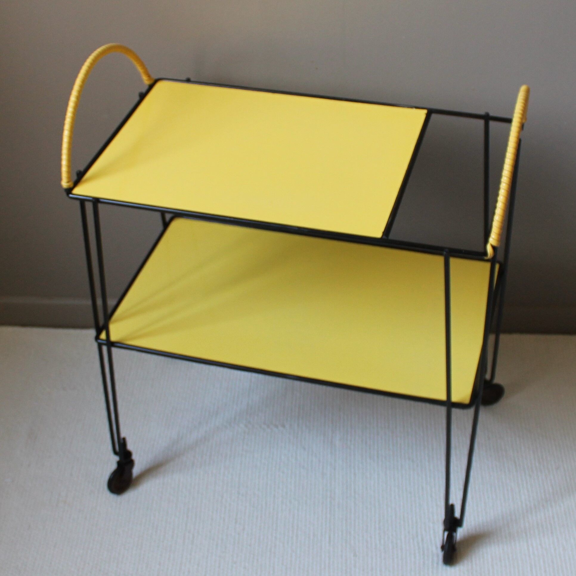 Vintage rolling table
