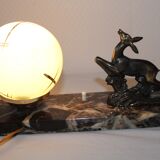 Old table lamp or vintage art deco nightlight