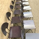 Set of 36 stackable chairs by Walter Leeman for Kusch & Co