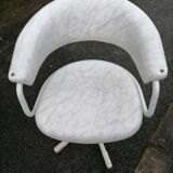 Vintage barber chair set