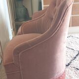 Pair of toad armchairs