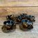 6 tasses artisanales vintage