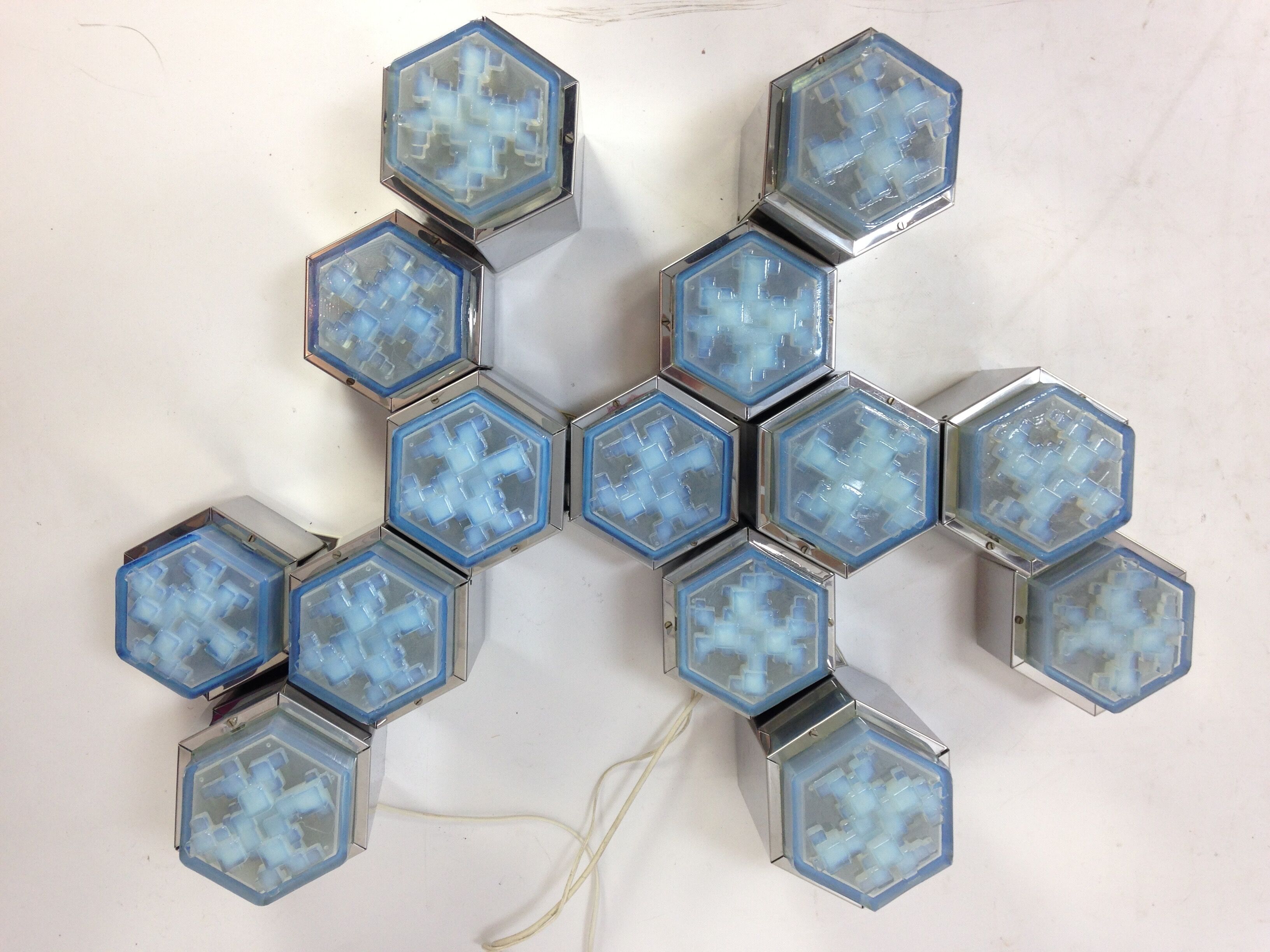 Appliques murales Poliarte Flush Mounts, 60's