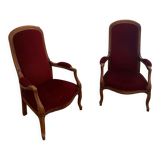 Voltaire Armchairs