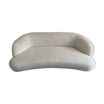 Canapé bouclette craie ampm