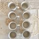 Vintage porcelain cups Country Market Collection made in Japan floral pattern