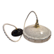Suspension globe en verre des années 50