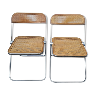 Plia chairs by Giancarlo Piretti for Castelli 1960