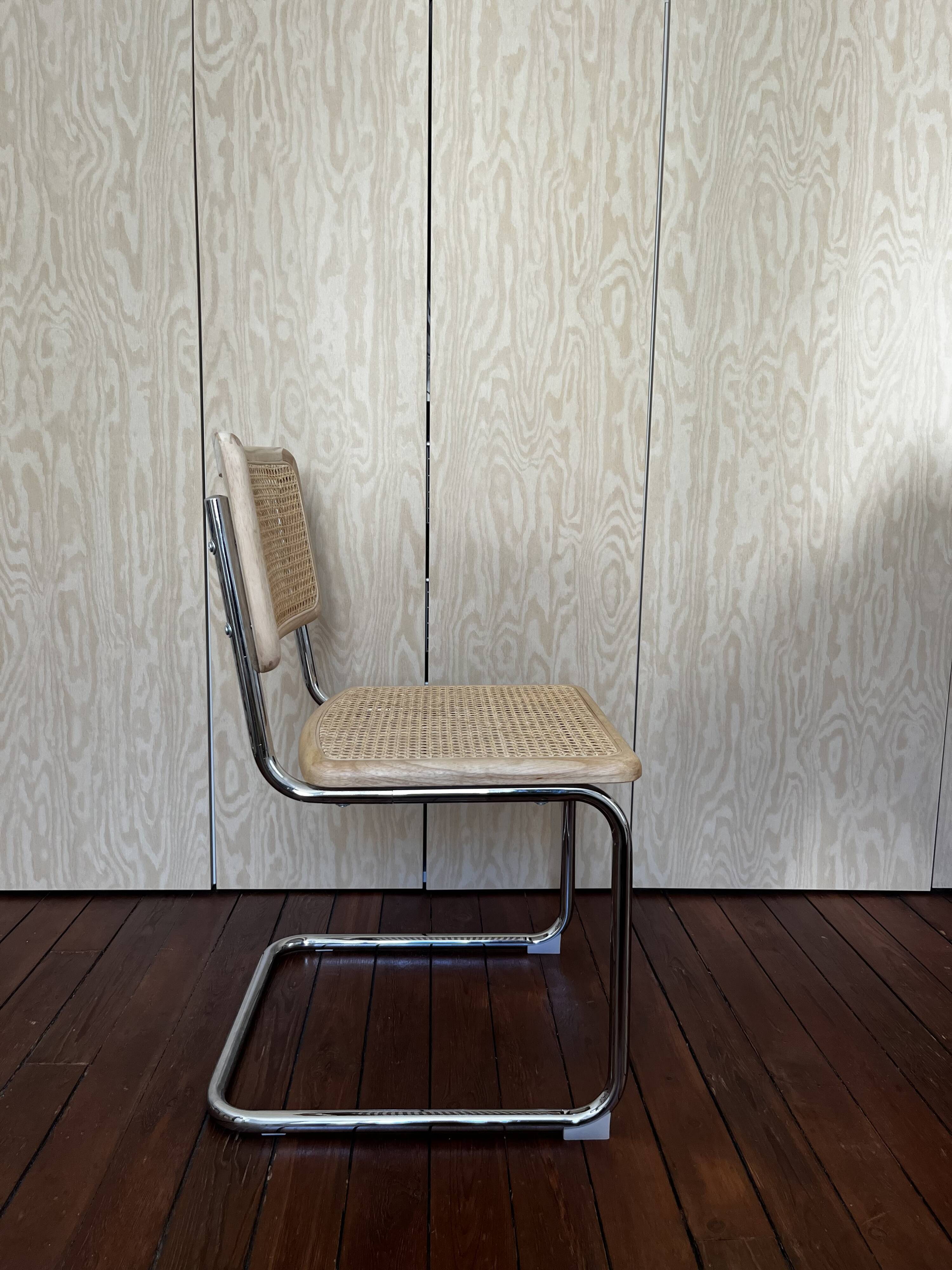Chaises inspirations B32 Marcel Breuer cannage