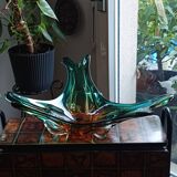 Large Murano glass center table, 1950s