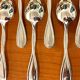 Christofle galea , 8 cuillères 19 cm standard très bon état