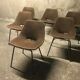 Set of 6 chairs "Tonneau" Pierre Guariche, Steiner Editions