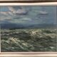 Oil on canvas Léon Londot 1876-1953 "Storm at sea"
