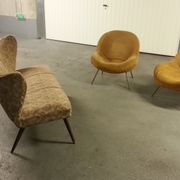Canapé sofa cocktail années 50 sculptural