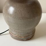 Lamp base in stoneware